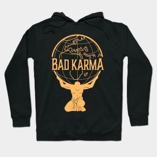 Ancient Greek Atlas God Bad Karma Earth Globe Hoodie